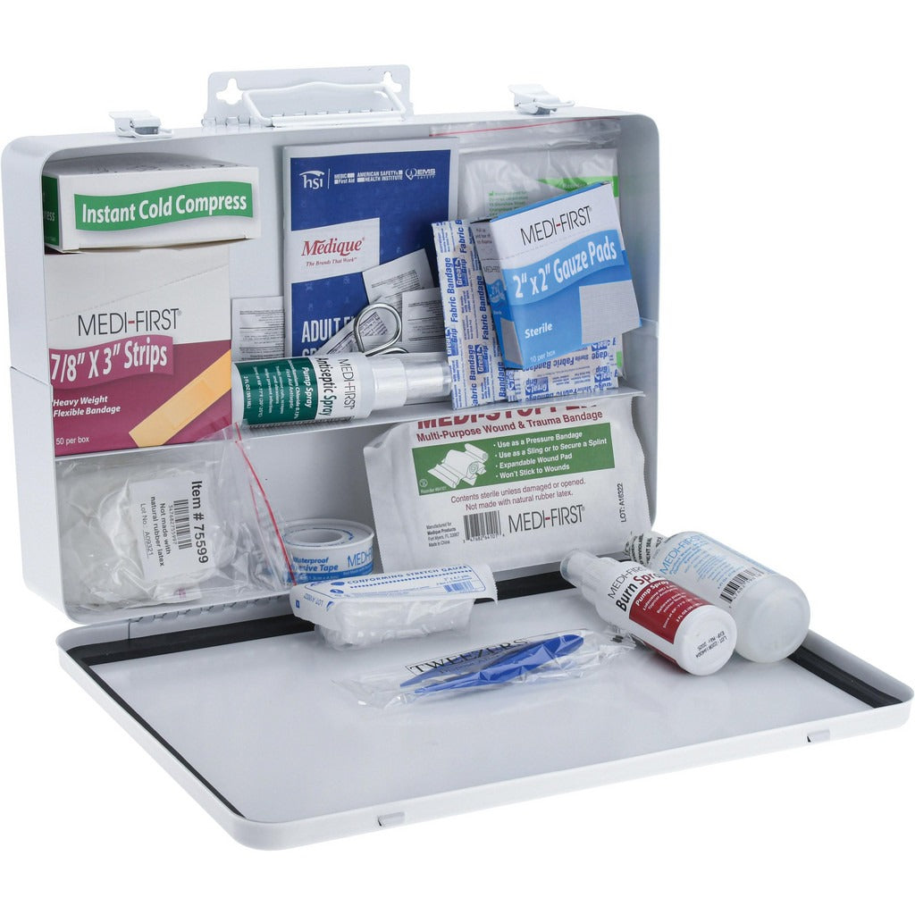 PRO-SAFE Pro-safe 807M1PS First Aid Kit 98 Pc 20 People Metal Case