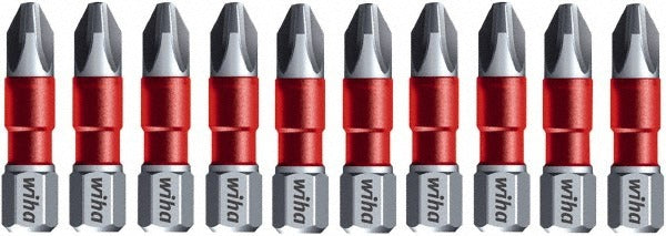 WIHA Wiha 76502 Phillips Power Screwdriver Bit 1/4 in Hex 10pk