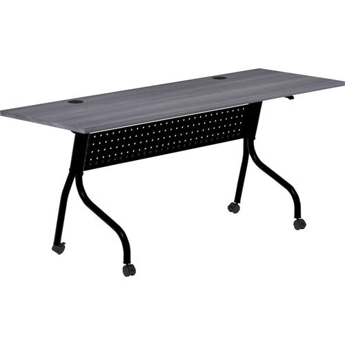 LORELL Lorell LLR59488 Flip-top Training Table 72x24 White
