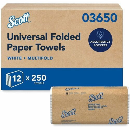 KIMBERLY-CLARK Kimberly-clark Professional KCC03650 Multifold Towels 12CT
