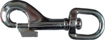 NATIONAL HARDWARE National Mfg N222-596 Nickel Bolt Snap 5/8x3-1/2 Swivel Eye