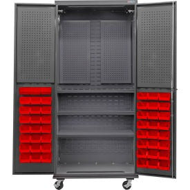 GLOBAL INDUSTRIAL Global Industrial 708723MRD Mobile Pegboard Cabinet