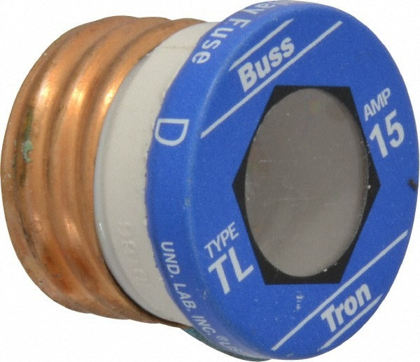 EATON Cooper Bussmann TL-15 Plug Time Delay Fuse 15A