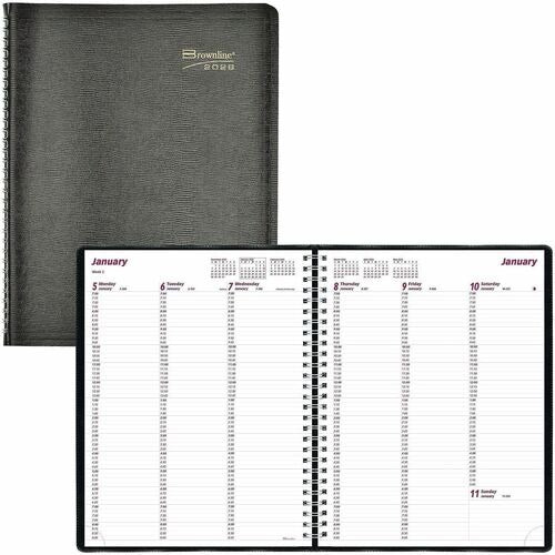 REDIFORM Rediform REDCB950BLK Weekly Planner Black 12 Month