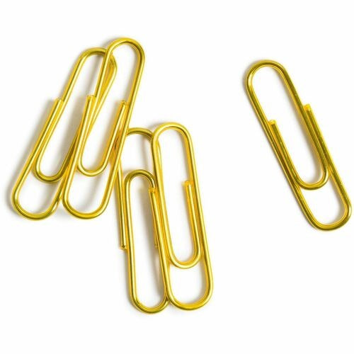 U BRANDS U Brands UBR3619U0624 Gold Paper Clips Medium 1000 Pack