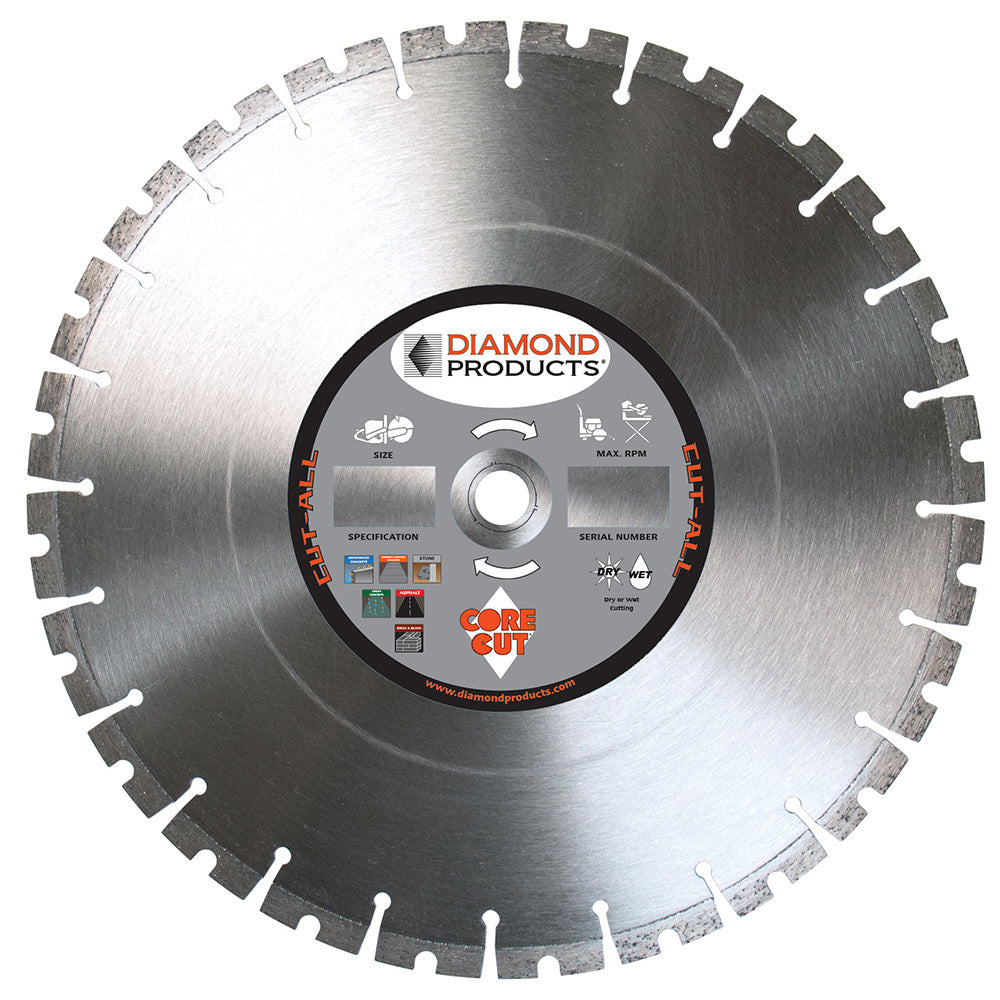 Diamond Products 84969 Cut-ALL Multi-Purpose High Speed Specialty Diamond Blade