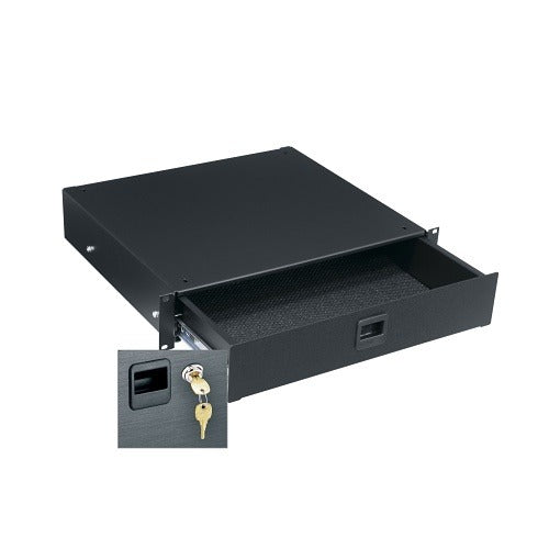 MIDDLE ATLANTIC Middle Atlantic TD2LK 2-space Locking Text Drawer