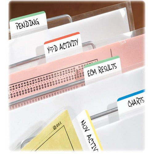 3M 3M MMM686LPGO Durable Tabs 1 x 1.5 66 Tabs (3 Pads)