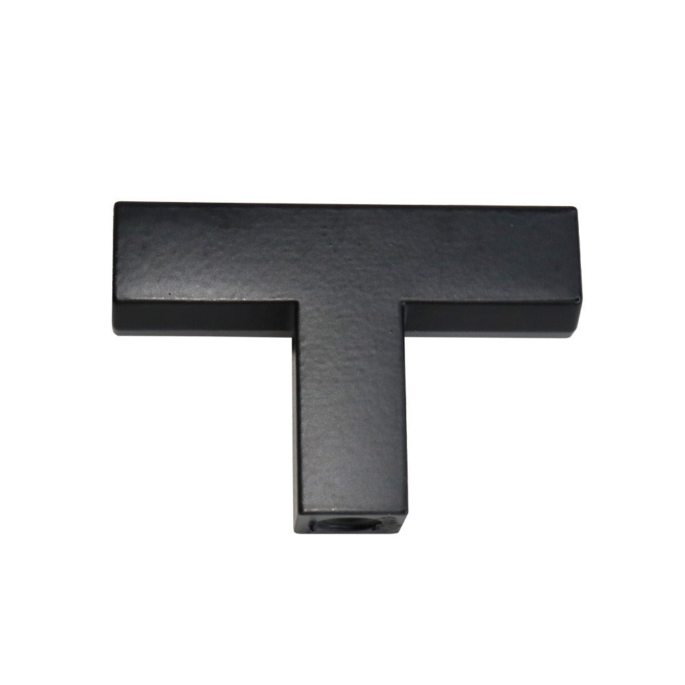 EMTEK Emtek 86726US19 Warwick T Cabinet Knob Flat Black