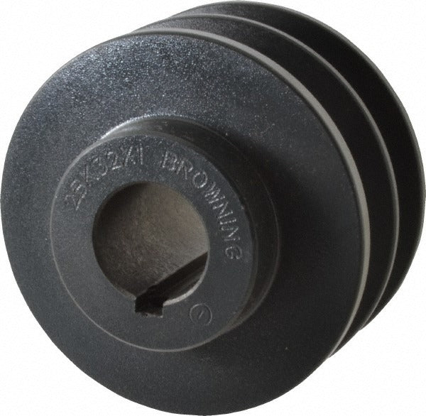 BROWNING Browning 1033265 Two Groove Cast Iron Sheave 1in Bore