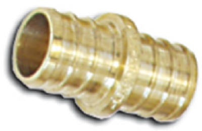 SHARKBITE Sharkbite UC008LFA10 1/2 in Brass Barb Pex Coupling 10 Pack
