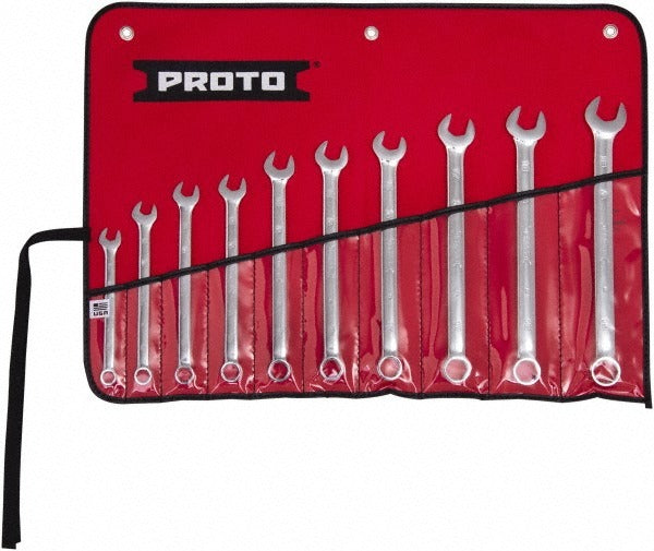 PROTO Proto J1200MHASDT500 Combination Wrench Set 10 Pc Metric