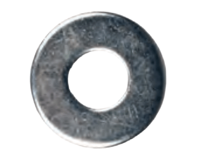 ELITE COMPONENTS Elite Components WAS-0037EG 3/8 inches Round Washer (Box 100)