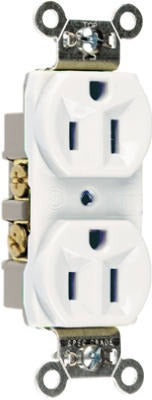 LEGRAND Pass Seymour CRB5262WCC12 Duplex Outlet 15A Nema 5-15R 12-pack