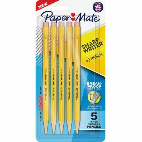 PAPER MATE Paper Mate PAP2200939 Mechanical Pencil Yellow 5-pack