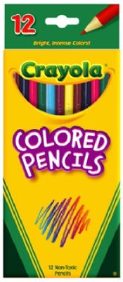 CRAYOLA Crayola Llc 68-4012 Long Colored Pencils 12 Count
