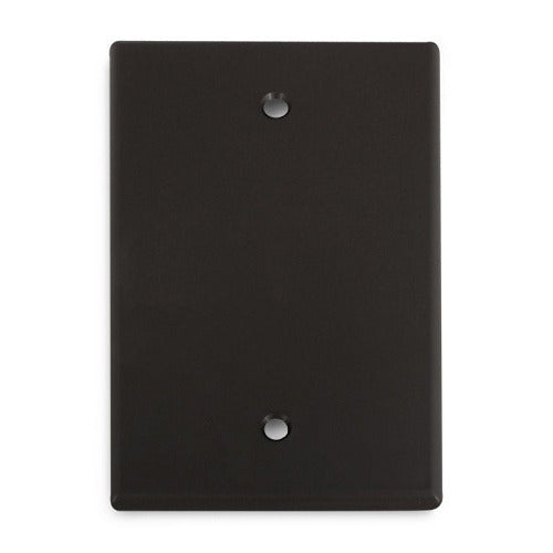 WIREPATH Wirepath MIDI-0-BK Blank Midi Wall Plate Black