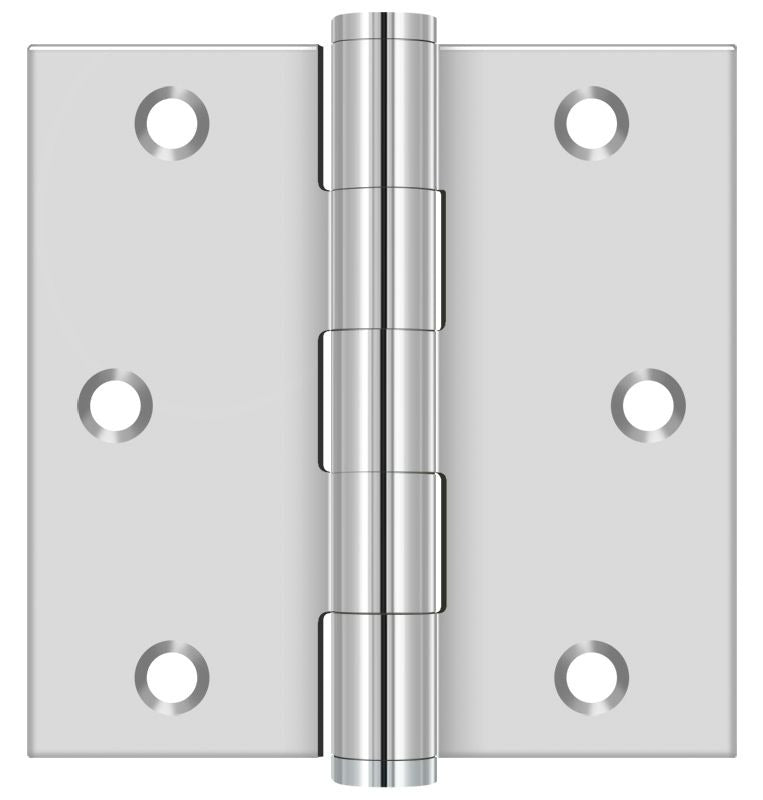 DELTANA Deltana SS33U32 Square Hinge 3x3 Bright Stainless Steel