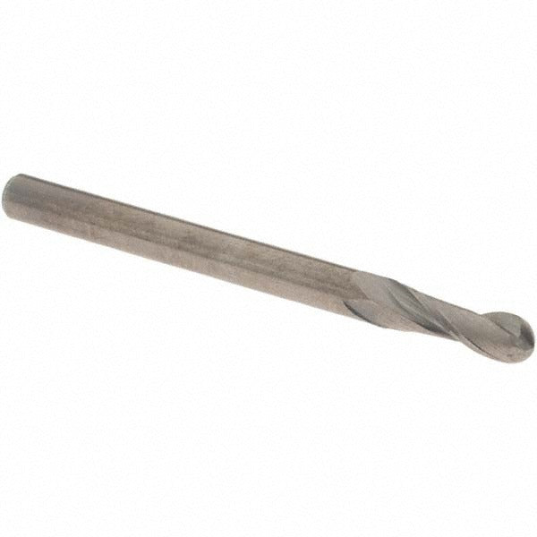 OSG Osg 20100100 Ball End Mill 0.125 in 2 Flute Solid Carbide