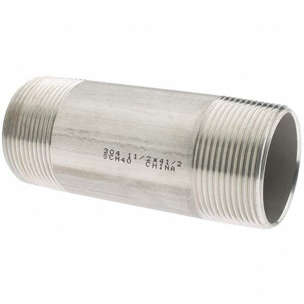 VALUE COLLECTION Value Collection 4BN11/2*41/2 Ss Pipe Nipple 1-1/2 in Sch 40