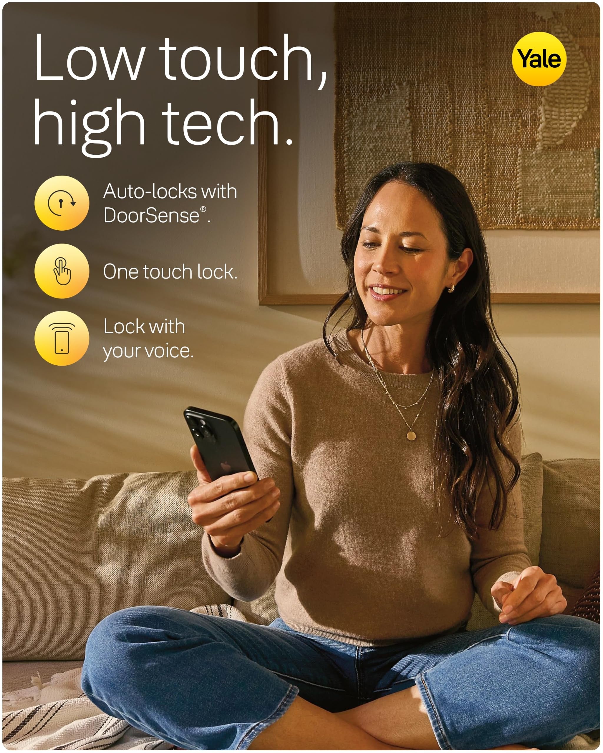 YALE Yale YRD450WF1BSP Smart Deadbolt Wi-fi Touchscreen