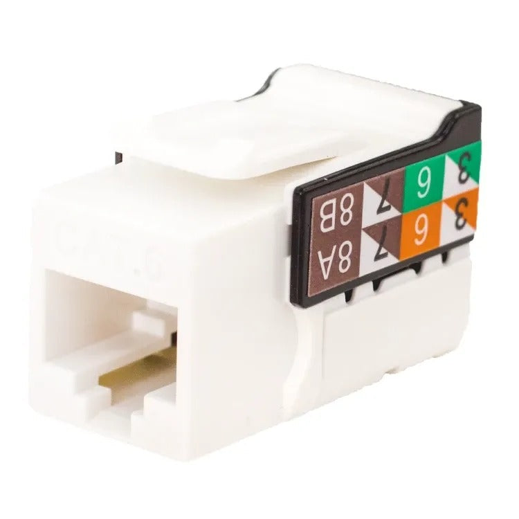 INTELLINET Intellinet 352-v2700/bw/25 Cat6 Keystone Jack White 25 Pack