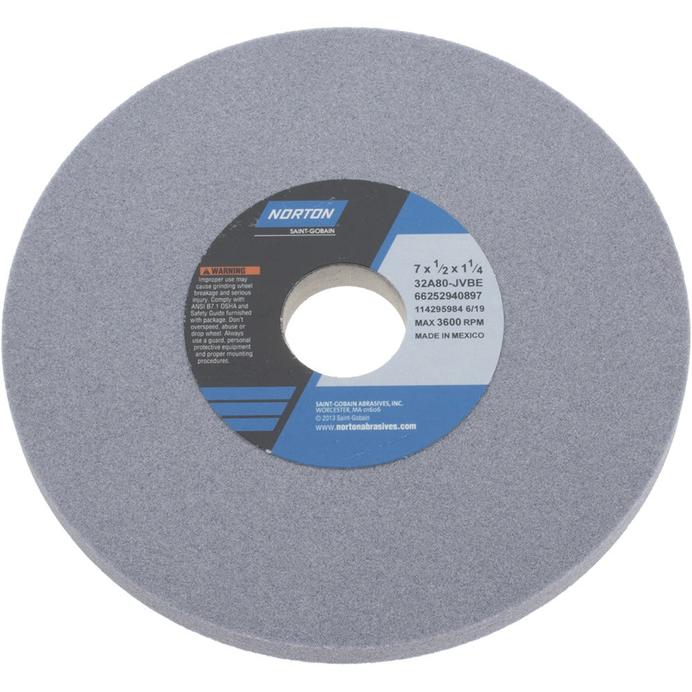 NORTON Norton 66252940897 Surface Grinding Wheel 80 Grit 7in