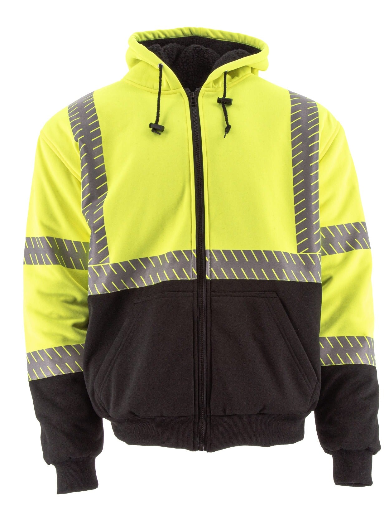MAJESTIC Majestic 75-5337/m Fleece Safety Jacket Ansi Class 3