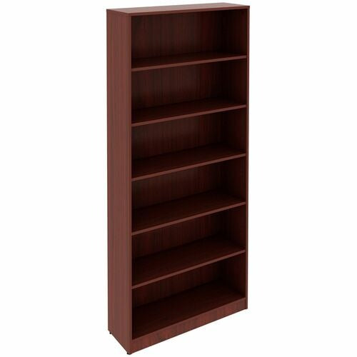 LORELL Lorell LLR99750 6-shelf Bookcase 36x12x84 in Mdf