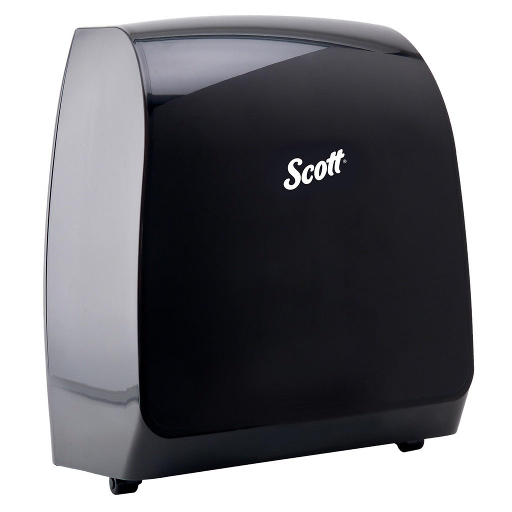 KIMBERLY-CLARK Scott 34348 Automatic Hard Roll Towel Dispenser Black