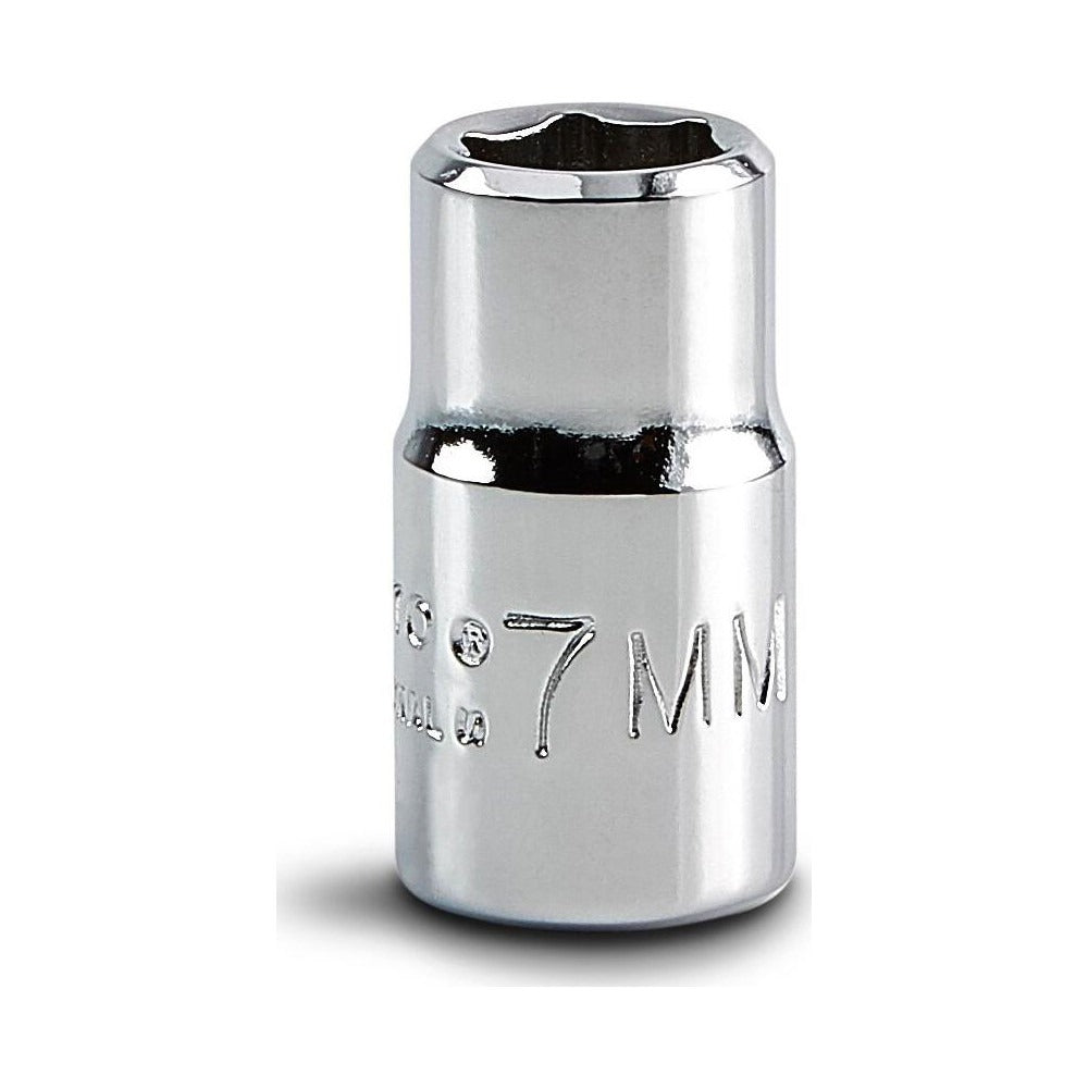 PROTO Proto J4707M 6-point Hand Socket 7mm 1/4 Drive