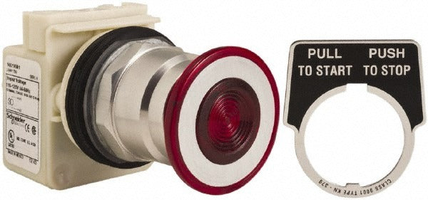 SCHNEIDER ELECTRIC Schneider Electric 9001KR8P1R Push-button Switch 600V