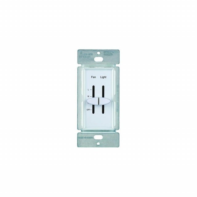 MORRIS PRODUCTS Morris Products 82654 Dual Slide 3-Speed Fan and Light Control 120V (1 Pack)