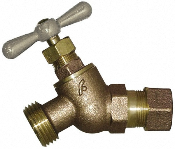 LEGEND VALVE Legend Valve 107-277NL Brass Hose Bibb Stop Valve 1/2 Inch