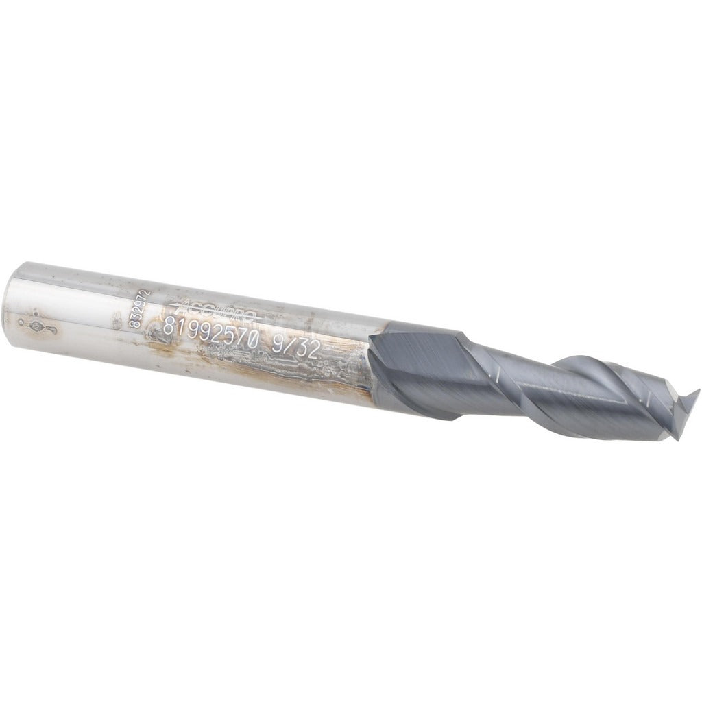 ACCUPRO Accupro 12181361 Square End Mill 9/32 in 2 Flute Carbide