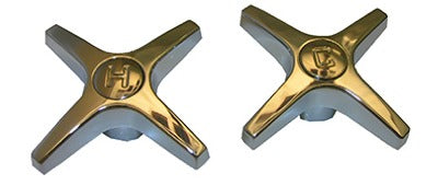 LASCO Larsen Supply Co., Inc. 781987 Chrome Cross Handle Pair