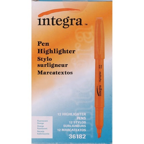 INTEGRA Integra ITA36182 Highlighter Chisel Tip Dozen 12