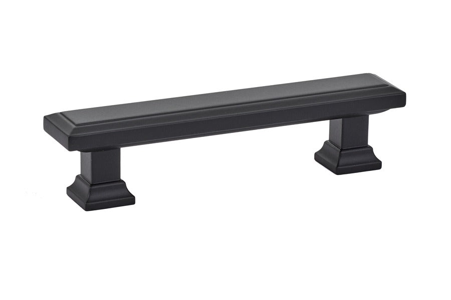 EMTEK Emtek 86300US19 Geometric Rectangular Cabinet Pull Flat Black