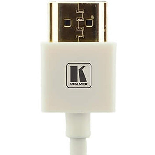 KRAMER Kramer Electronics 97-0132710 Hdmi Cable Ethernet White 10ft