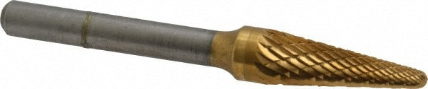 SGS PRO Sgs Pro 15245 Carbide Abrasive Bur Taper 3/8 Inch Double Cut