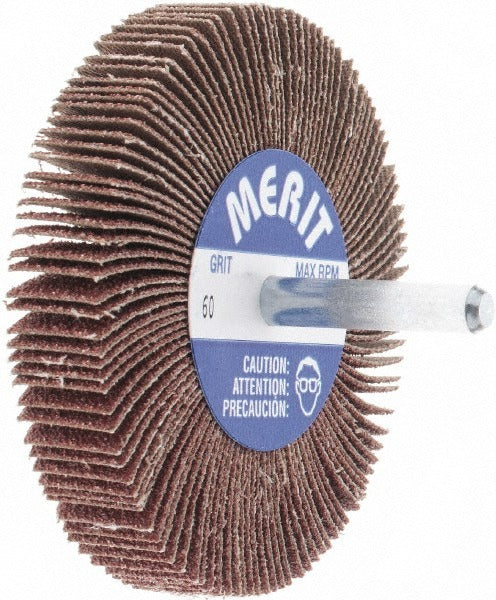 MERIT Merit Abrasives 08834137230 Mounted Flap Wheel 60 Grit