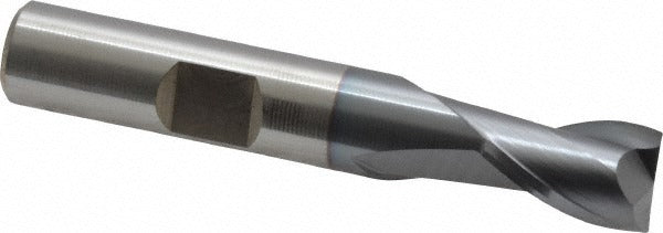 CLEVELAND CONTROLS Cleveland C33818 Square End Mill 3/8 in 2 Flute Hss Ticn