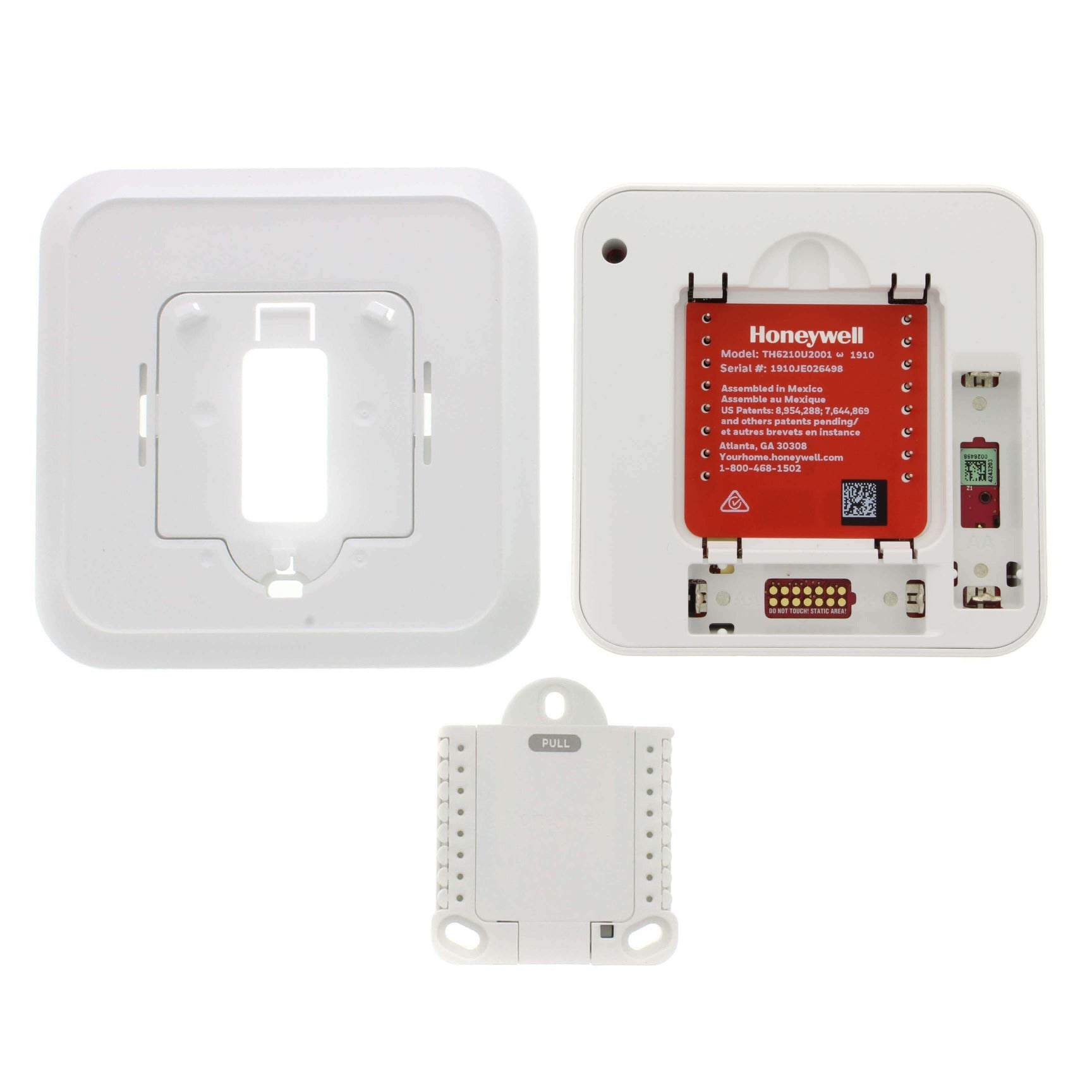 HONEYWELL HOME Honeywell Home TH6210U2001 Thermostat with Flexible Programming 2H/1C 7-Day (Battery or Hardwired)