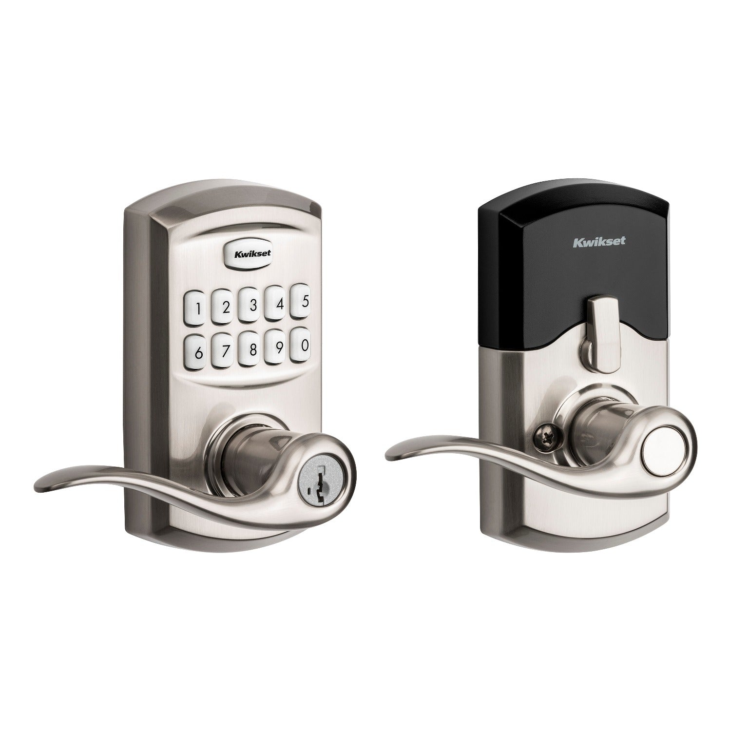 KWIKSET Kwikset 917TNL-15S Smartcode Keypad Lever Lock Satin Nickel