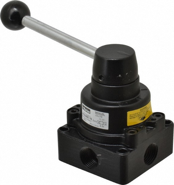 PARKER Parker HVN4400-15 4-way Air Valve 0.5 Inch Npt Rotary Lever