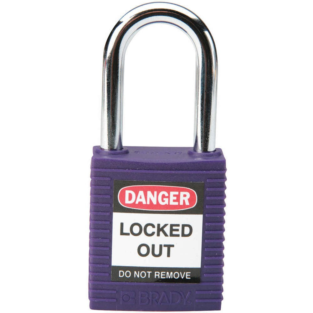 BRADY Brady 104919 Safety Padlock 1.5 in Shackle (Pack of 1)