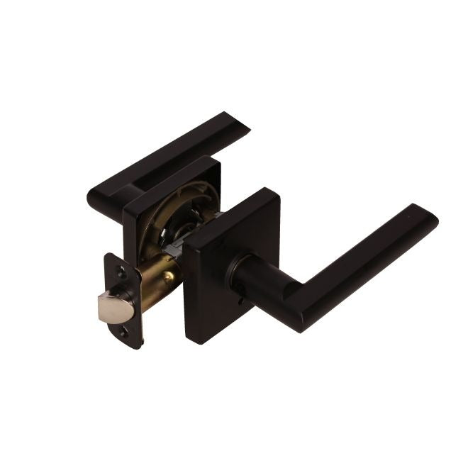 PAMEX Pamex FLS908C Onyx Lever Privacy Lockset Grade 3 Matte Black