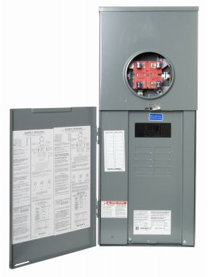 SQUARE D Square D RC816F200C 200A Outdoor Meter Socket Load Center