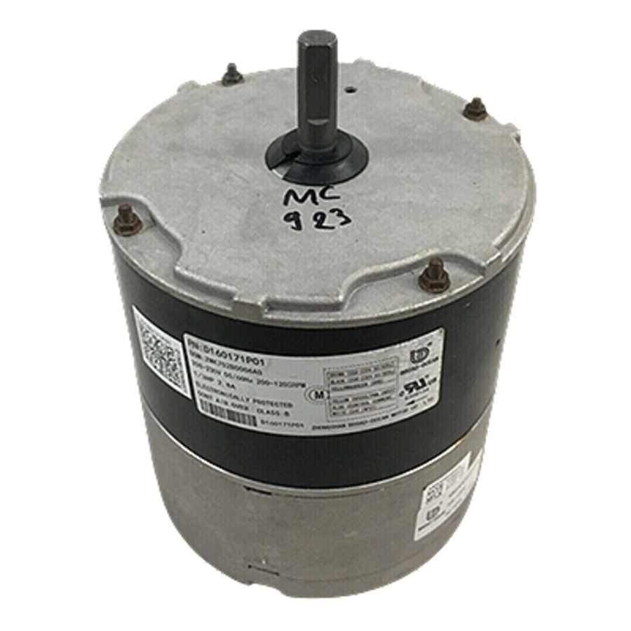 Service First MOT19352 1/3 hp 1200 RPM 200/240V Single Phase ECM Motor