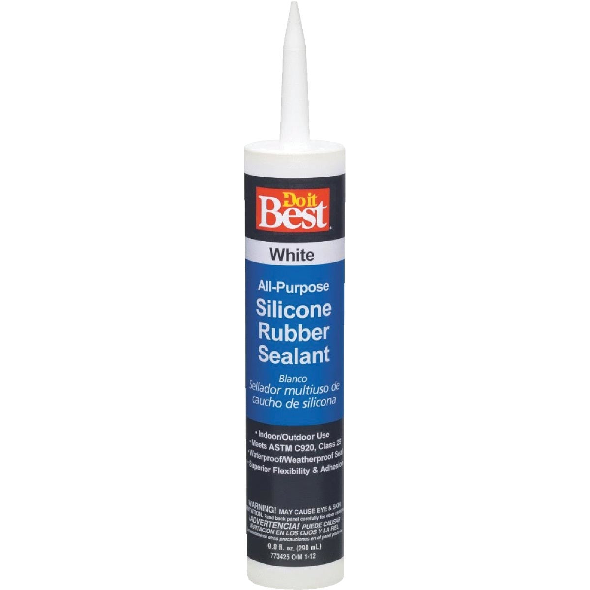 BSC PREFERRED Bsc Preferred 7079818338 White Silicone Sealant 9.8 Oz